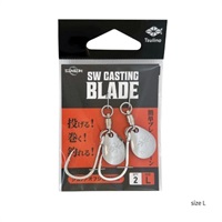 SW CASTING BLADE【キャスティング用ブレード/サワラ/ブリ/オフショア/ショア】(シルバー-Ｌ)